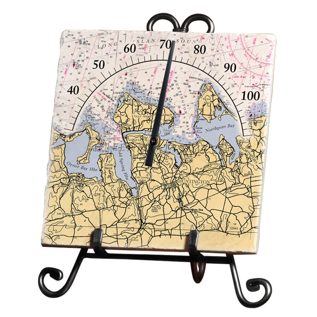 Huntington Bay, NY- Marble Thermometer