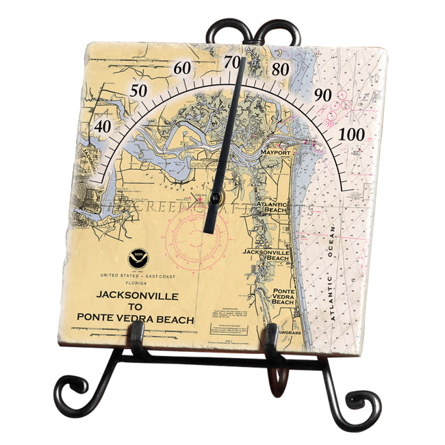 Jacksonville, FL - Marble Thermometer