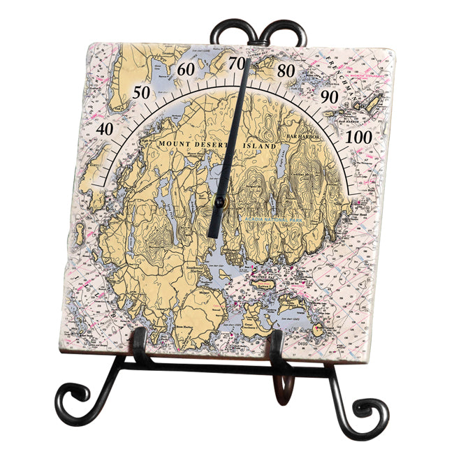 Mount Desert Island, ME - Marble Thermometer