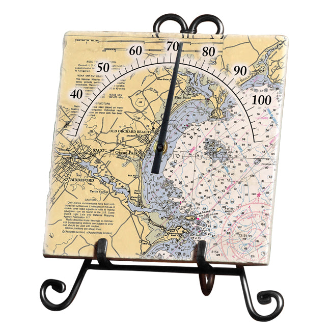 Old Orchard Beach, ME- Marble Thermometer