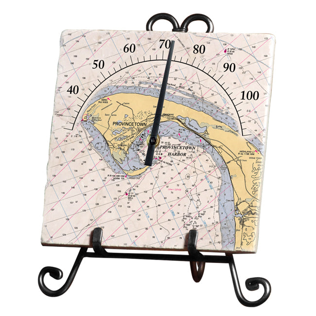 Provincetown, MA - Marble Thermometer