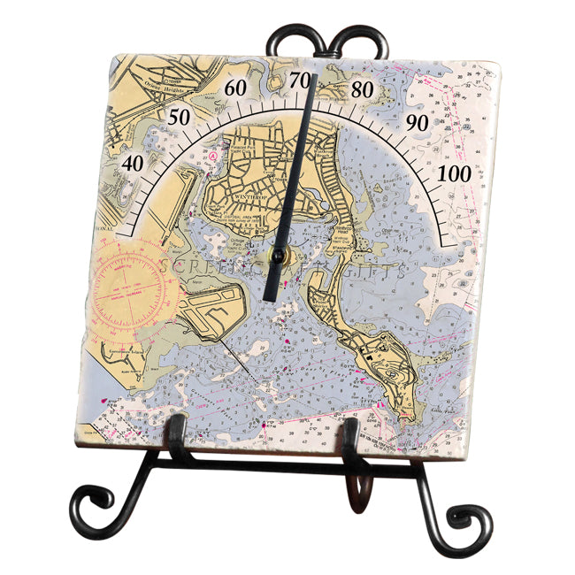 Winthrop, MA- Marble Thermometer