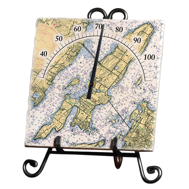 Jamestown, RI- Marble Thermometer