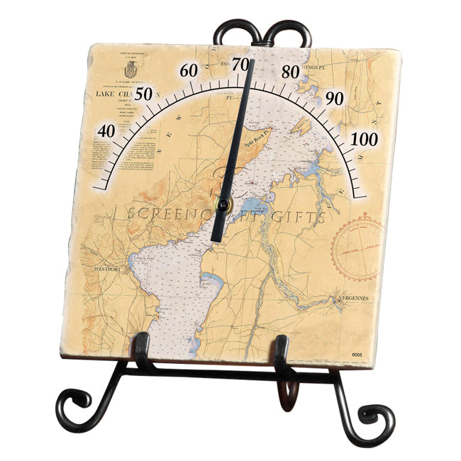 Westport, NY-  Marble Thermometer