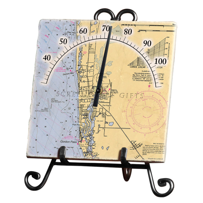 Naples, FL- Marble Thermometer