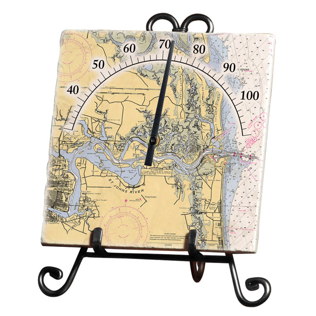 Jacksonville, FL- Marble Thermometer