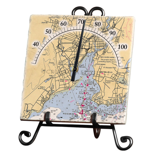 New Haven, CT - Marble Thermometer