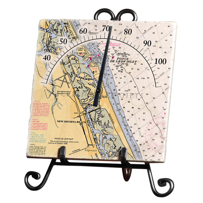 New Smyrna Beach, FL- Marble Thermometer