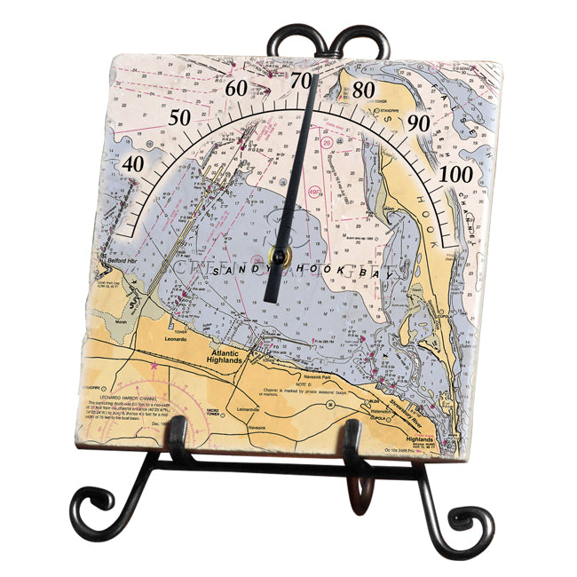 Sandy Hook, NJ - Marble Thermometer