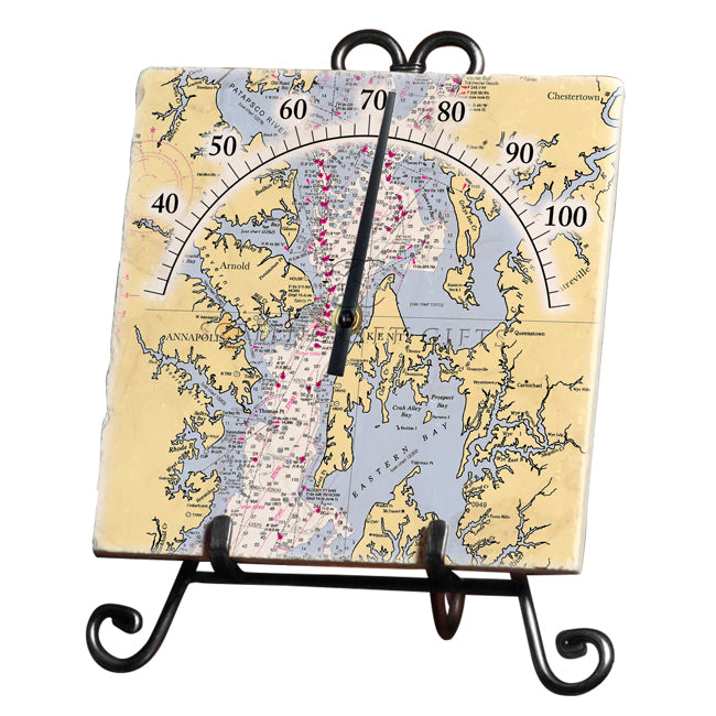 Chesapeake Bay - Marble Thermometer