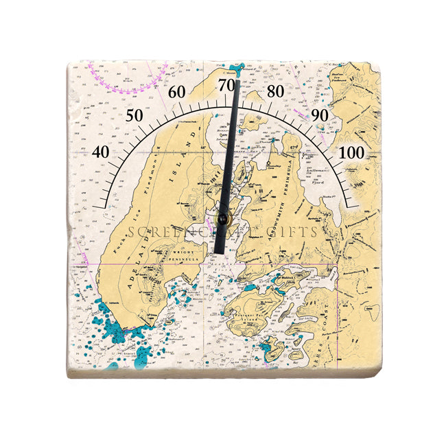 Adelaide Island, Antarctica - Marble Thermometer