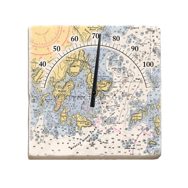 Spruce Head, ME- Marble Thermometer