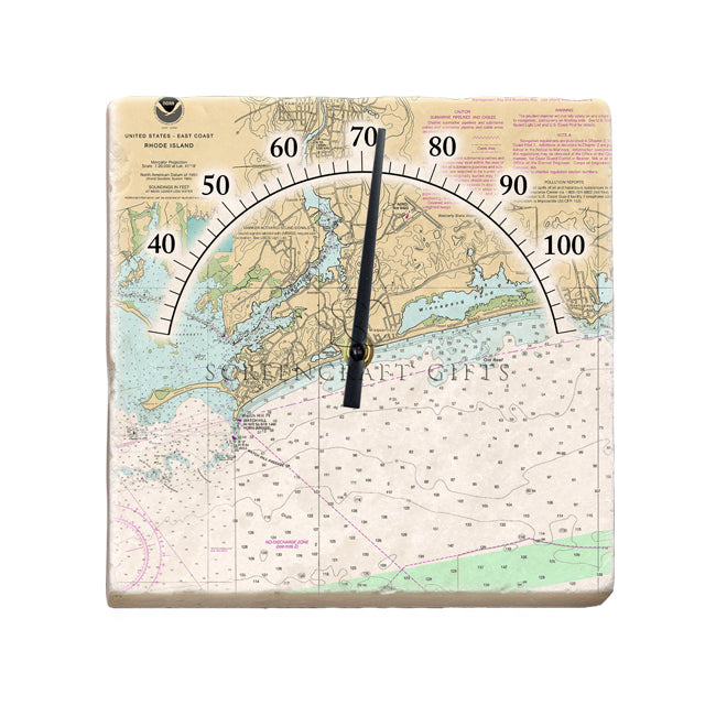 Westerly, RI  - Marble Thermometer