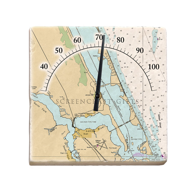 Jensen Beach, FL- Marble Thermometer
