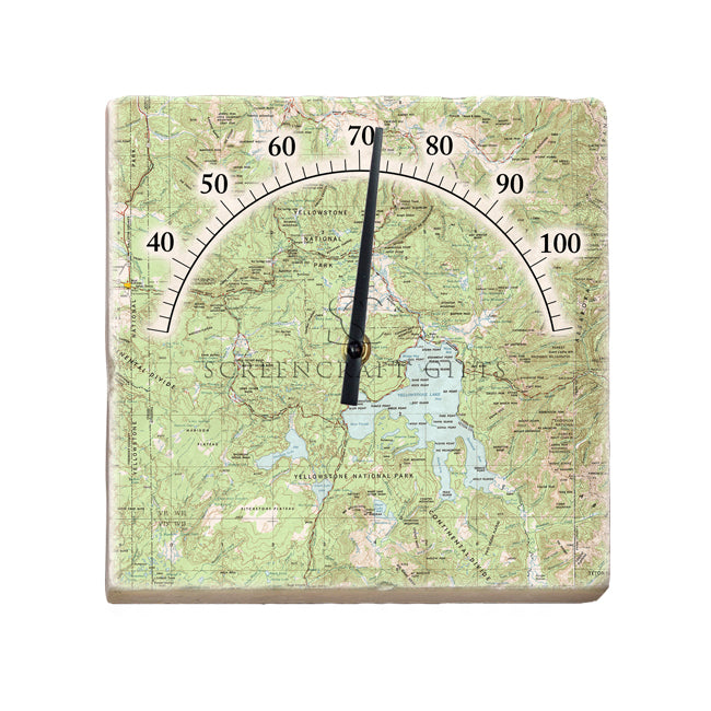 Yellowstone National Park-  Marble Thermometer