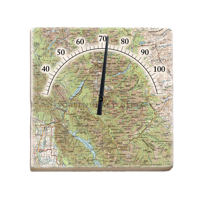 Glacier National Park-  Marble Thermometer