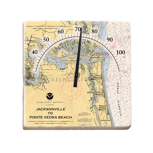 Jacksonville, FL - Marble Thermometer