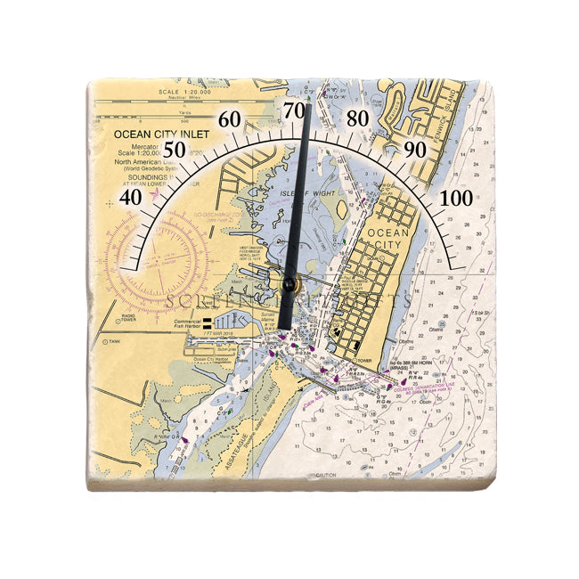 Ocean City, MD- Marble Thermometer