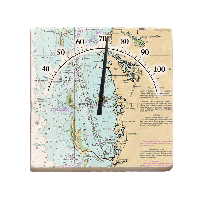 Tarpon Springs, FL- Marble Thermometer