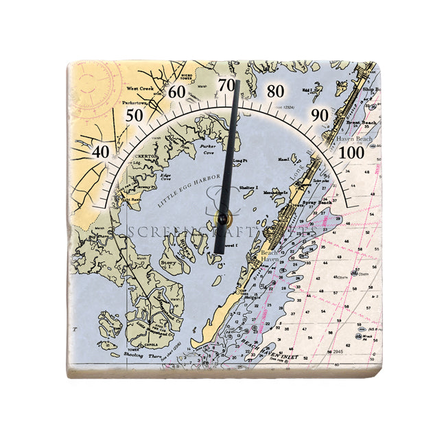 Beach Haven, NJ- Marble Thermometer