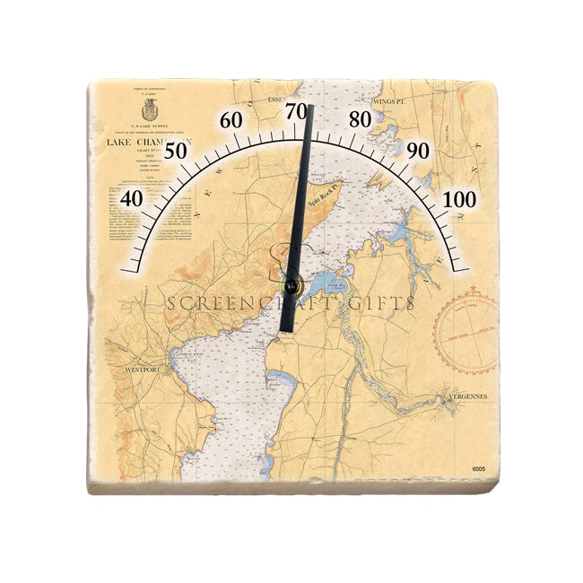 Westport, NY-  Marble Thermometer