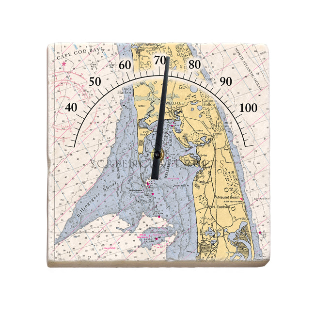 Wellfleet, MA- Marble Thermometer