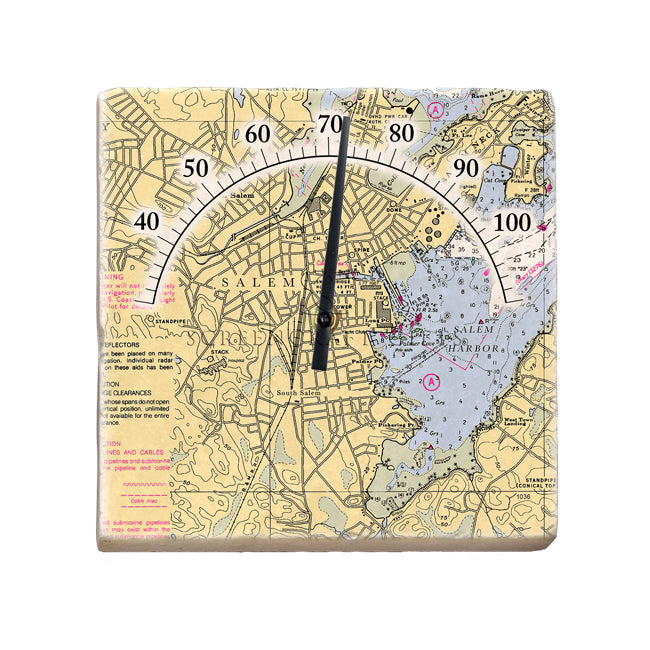 Salem, MA- Marble Thermometer