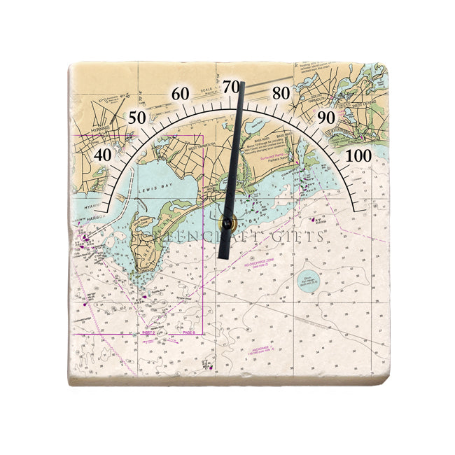 West Yarmouth, MA - Marble Thermometer