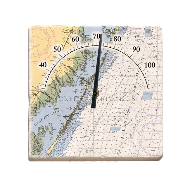 Long Beach Island, NJ- Marble Thermometer