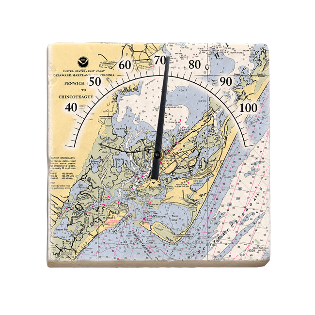 Chincoteague, VA- Marble Thermometer