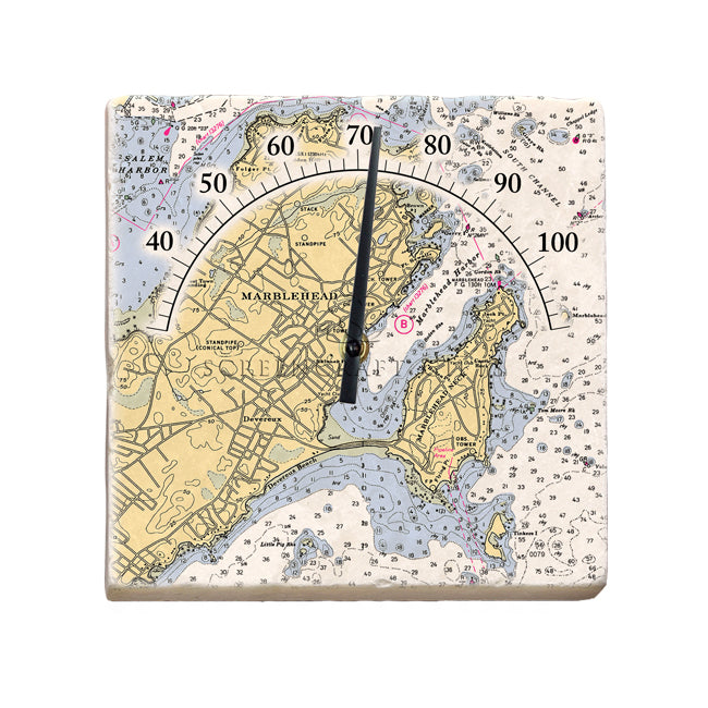 Marblehead, MA- Marble Thermometer