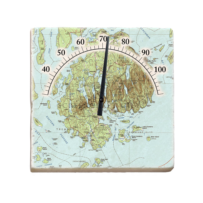 Acadia National Park-  Marble Thermometer