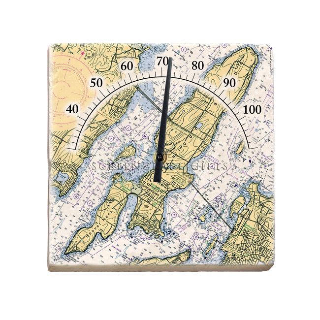 Jamestown, RI- Marble Thermometer