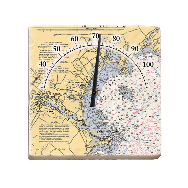 Old Orchard Beach, ME- Marble Thermometer