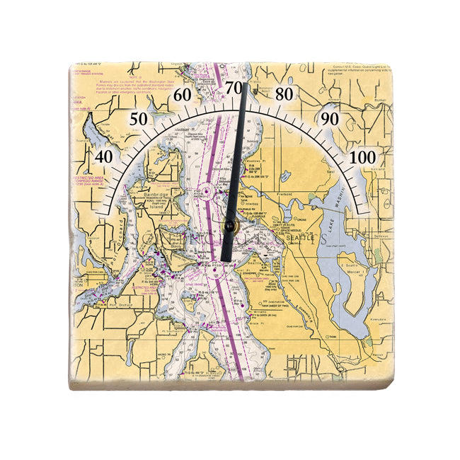Seattle, WA- Marble Thermometer