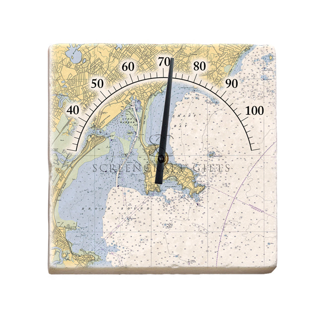 Nahant, MA- Marble Thermometer