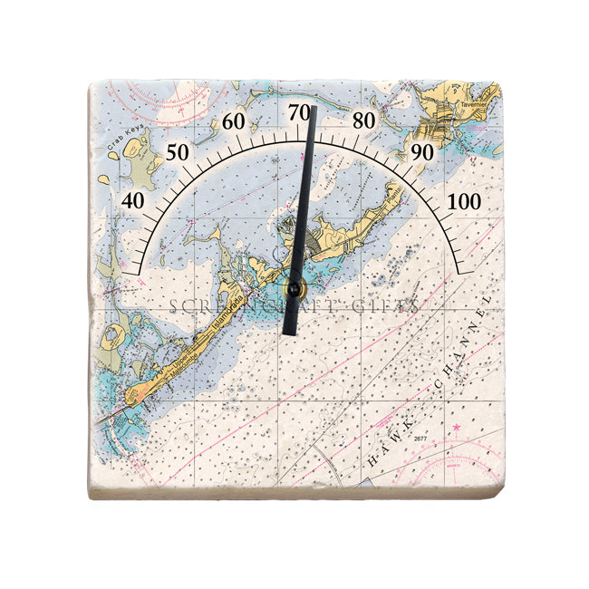 Islamorada, FL- Marble Thermometer
