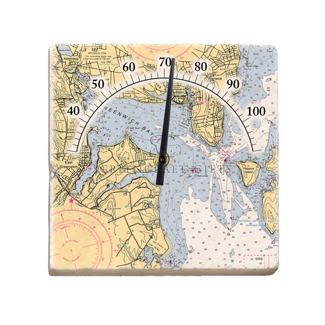 East Greenwich, RI- Marble Thermometer