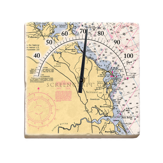 Scituate, MA- Marble Thermometer