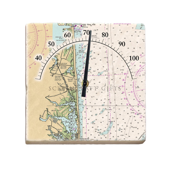 Bethany Beach, DE- Marble Thermometer