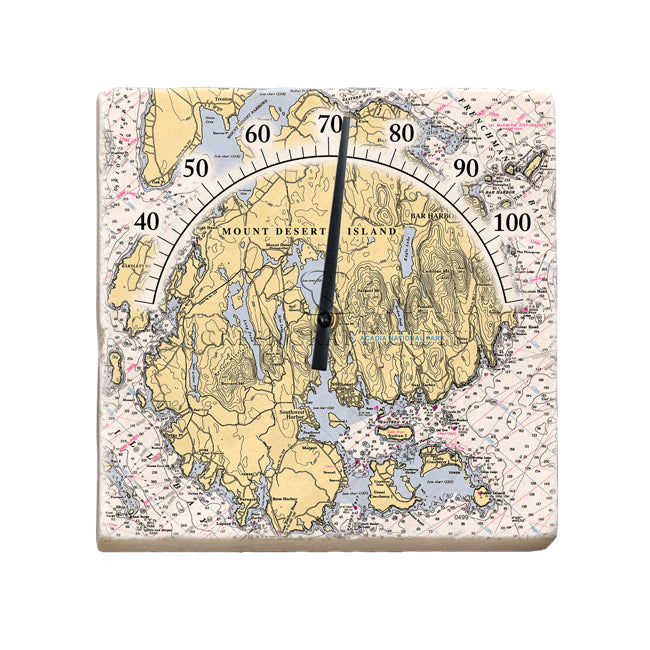 Mount Desert Island, ME - Marble Thermometer