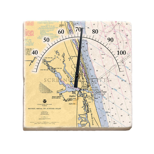 Jupiter, FL- Marble Thermometer