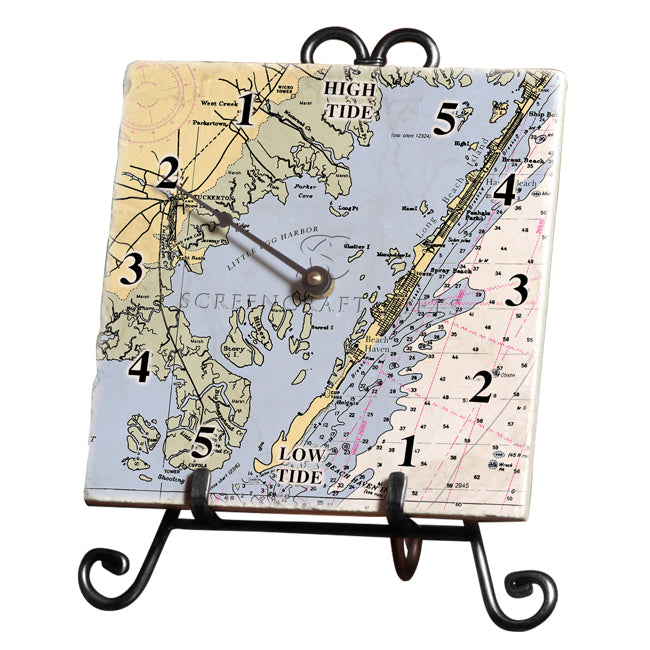 Beach Haven, NJ- Marble Tide Clock