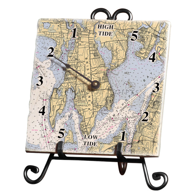 Bristol, RI- Marble Tide Clock