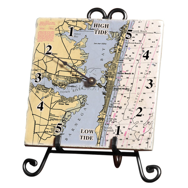 Seaside Park, NJ- Marble Tide Clock