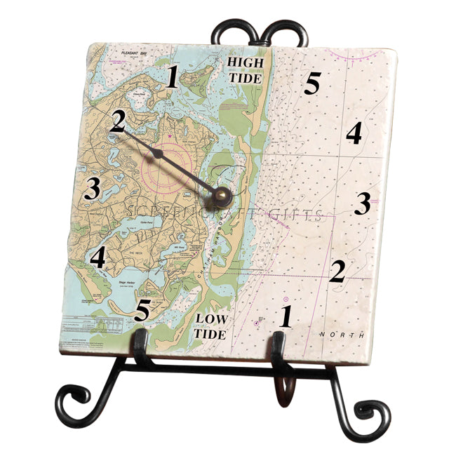 Chatham, MA- Marble Tide Clock