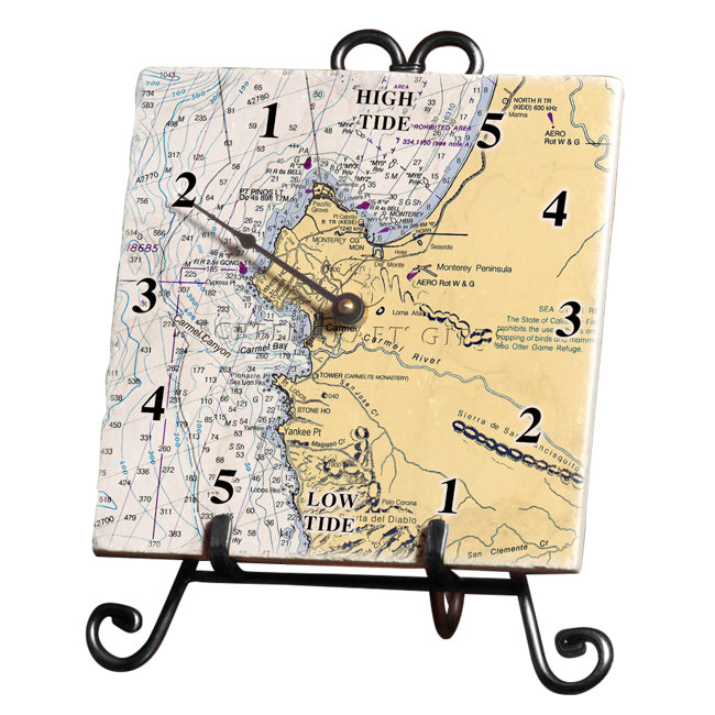 Carmel, CA -  Marble Tide Clock
