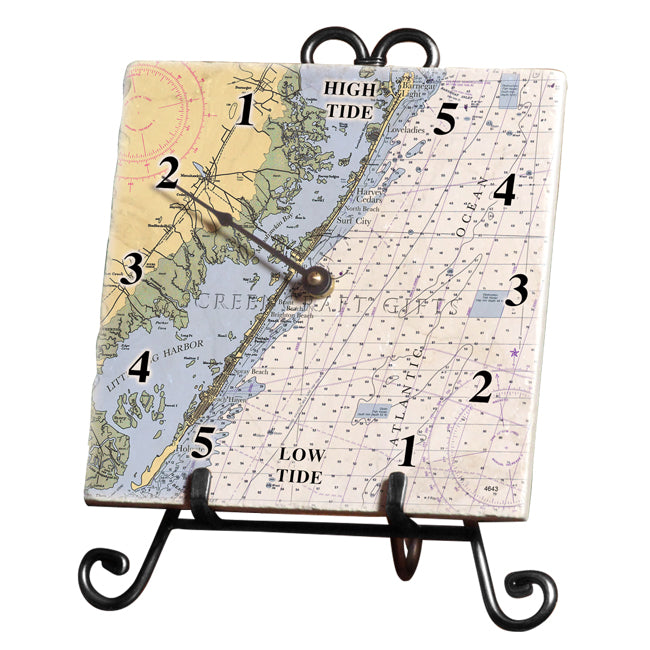 Long Beach Island, NJ- Marble Tide Clock