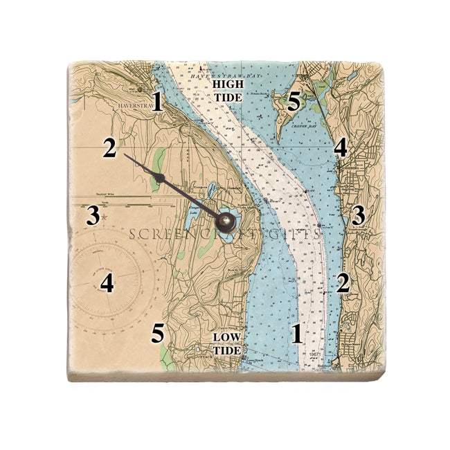 Haverstraw, NY - Marble Tide Clock