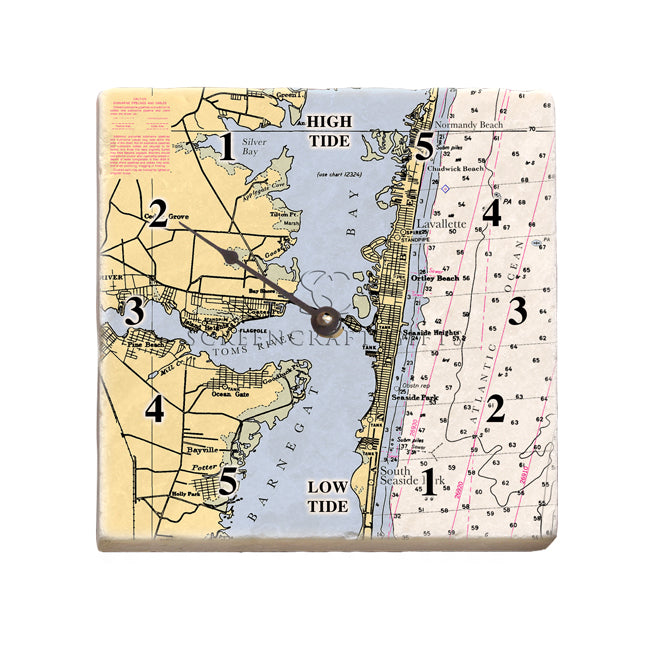 Seaside Park, NJ- Marble Tide Clock